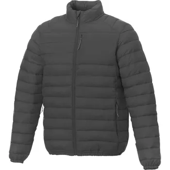 Athenas men's recycled insulated jacket - Bouřková šedá / S