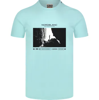 Pánské tričko Pánské triko NORDBLANC ALONE NBSMT8149 SVĚTLE MODRÁ XXL
