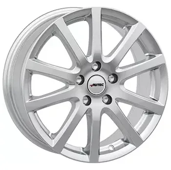 Alu kolo Alu kola AUTEC SKANDIC, 17x7 5x100 ET46, stříbrná vhodné pro Škoda Fabia 3 (2015-2021), Škoda Rapid, VW Polo 5 (do 2016)