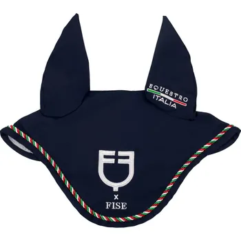 Čabraka pro koně EQUESTRO Čabraka X Fise Piping Equestro, navy blazer PONY