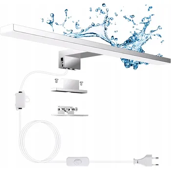 Koupelnové svítidlo LED Koupelnové Nástěnné Svítidlo nad Zrcadlo 40cm 10W IP44 4000K Neutrální Bílá