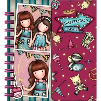 Zápisník Notes A6 Santoro školní potřeby dětský jazykový deník vícebarevný