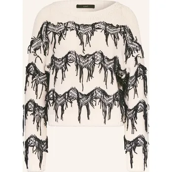 Dámský svetr Oui Dámský Svetr, režná / tmavě modrá, 36