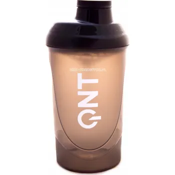 Shaker QNT Shaker na proteinové nápoje, nepropustný, 600 ml, černý