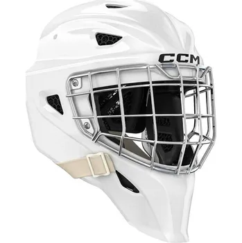 Hokejová helma Brankářská hokejová maska CCM Axis F9 CCE White Senior S