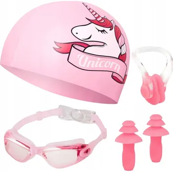 Plavecký Set Brýle na Plavání do Bazénu + Čepice + Špunty do Uší