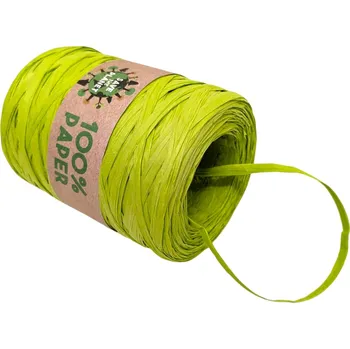 Stuha Stuha rafie 100% papírová 68295 5mm x 200m - 26 zelená