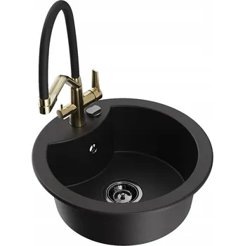 Granitový dřez Jednodřez Mexen Diego granit černý