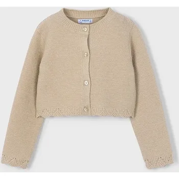 Dívčí svetr Dětský svetr Mayoral 4312.6L.Mini.9BYA béžová 12X, vel. 122