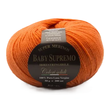 Příze Merino vlna Rial Filati Baby Supremo pomeranč