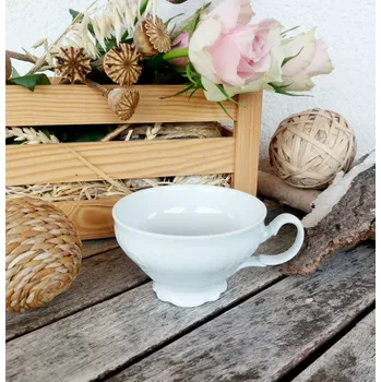 BERNADOTTE šálek 205 ml, bílý, Thun 1794 (Porcelánový šálek na čaj 2. jakost)