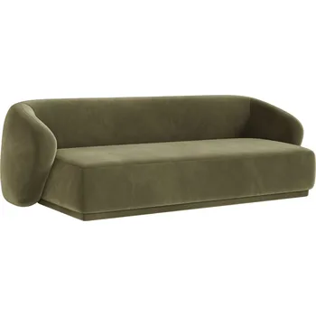 Pohovka Maison Heritage Zelená sametová trojmístná pohovka Jane 220 cm