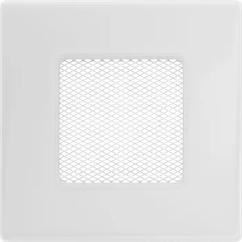 Krbová kamna Mřížka 11x11 bílá 11B
