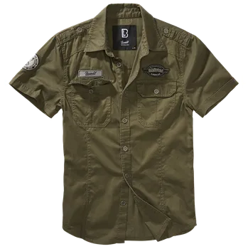 Pánské tričko Pánské triko BRANDIT 4033 OLIVE 7XL