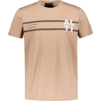 Pánské tričko Pánské triko ALTISPORT EBEN BÉŽOVÁ S