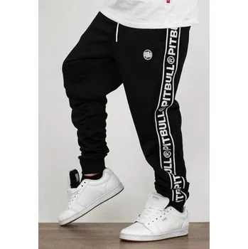 Pitbull pánské tepláky OLDSCHOOL TAPE LOGO černé, velikost 3XL