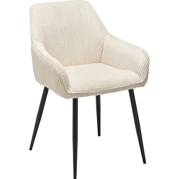 Krémové křesílko Richie 56 x 83 x 62 100% polyester, kov