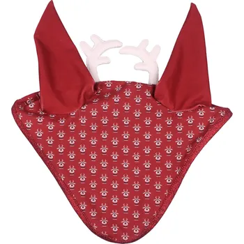 Koňská maska proti hmyzu QHP Čabraka Christmas QHP, rudolf FULL