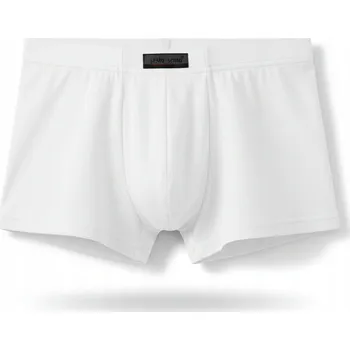 Pánské spodní prádlo MINI PÁNSKÉ BOXERKY krátké přiléhavé slipy z mikromodalu Bílé *L