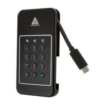 SSD disk Apricorn Aegis NVX - SSD - 500 GB - USB 3.2 Gen 2 (ANVX-500GB)