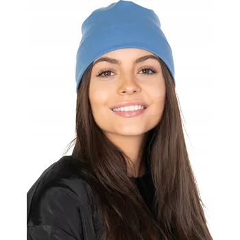 Čepice RENNOX Moda Sport Zimní čepice beanie modrá, univerzální velikost