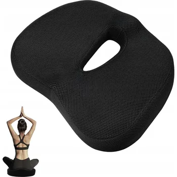 Polštář ERGONOMICKÝ ORTOPEDICKÝ POLŠTÁŘ PRO SEDADLO DO AUTA, KANCELÁŘE S OTVOREM