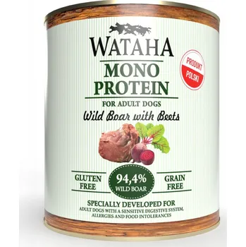 Krmivo pro psa Vlhké krmivo Wataha monoproteinové pro psy – divočák s červenou řepou, mono protein, 800 g