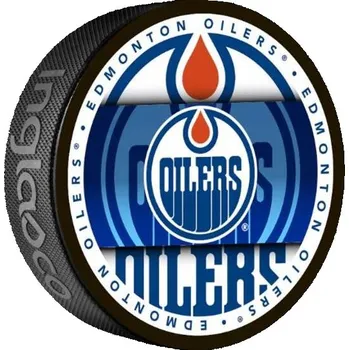 Puk Fanouškovský puk NHL Medallion Blister Edmonton Oilers Tým: Edmonton Oilers
