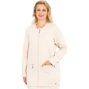 Dámský kabát JTX - Jihočeská textilní Písek Dámský kabátek HODLA Hnědá L