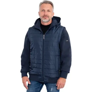 Pánská casual bunda Pánská lehká bunda HUKIM Modrá L