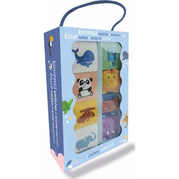 Leporelo Čľup knižka a kocky do kúpeľa Zvieratá