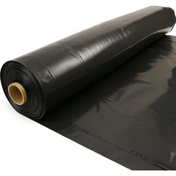 Krycí plachta Zakrývací fólie UV stabilní 125 my, černá, šíře 5 m, délka 80 m - role (PE program - Zakrývací fólie UV stabilní)
