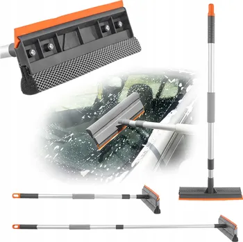 STĚRKA NA VODU NA OKNA 20 cm TELESKOPICKÁ MYČKA NA ZRCADLA OKEN A SPRCHOVÝCH KOUTŮ