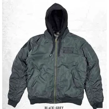 YAKUZA 3961 bomber bunda tmavě šedá - 4XL