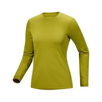 Dámské tričko Arcteryx Taema Thermal Crew LS Women Olive Moss Heather zelená XL