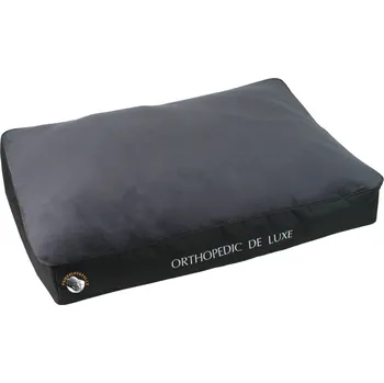 Pelíšek pro psa O´LALA PETS Ortopedická matrace DE LUXE s paměťovou pěnou pro psa A26 Šedá Velikost: 60 x 40 cm