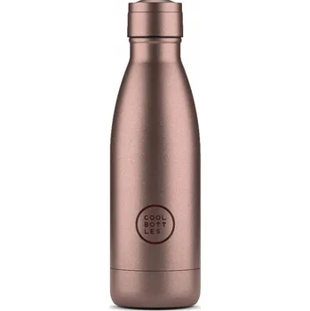Cool Bottles Termoska 350 ml Triple cool Metallic Rose