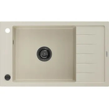 Granitový dřez Jednokomorový granitový dřez Mexen Eilas béžový