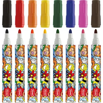 Popisovače FLAMASTER Fix Marker NA PAPÍR 8 BAREV PĚKNÉ Lux