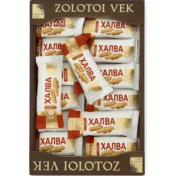 Zolotoi Vek Slunečnicová chalva s arašídy 1,5 kg