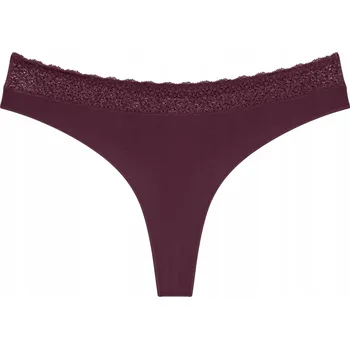 Kalhotky Dámské TANGA kalhotky Triumph Feel of Modal String Bordó Velikost 38