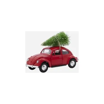 Vánoční dekorace Vánoční autíčko Xmas Car Red