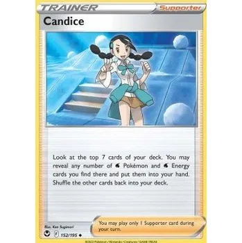 Volný čas Pokémon SIT 152/195 Candice - Silver Tempest Stav: Near Mint, Verze: NORMAL