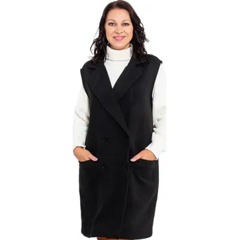 Dámská vesta JTX - Jihočeská textilní Písek Dámská dlouhá vesta HUJASA Černá XL