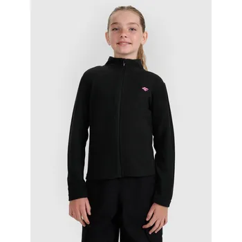 Chlapecká mikina 4F dětská mikina polyester černá, velikost 158