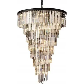 Hereford Spiral - křišťálový lustr 80 cm