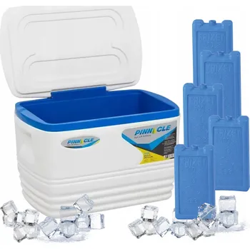Turistická lednice 34,5L Bílá Pinnacle + 5 chladicích vložek 500ml