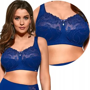 Podprsenka Nádherná měkká podprsenka bez kostic VIKI 584 VIOLA chrpově modrá 95D