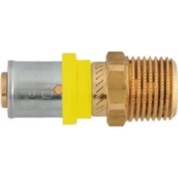 Instalatérský materiál Herz Přechod lisovací pro plyn s vnějším závitem 26 mm x 3/4", G702612