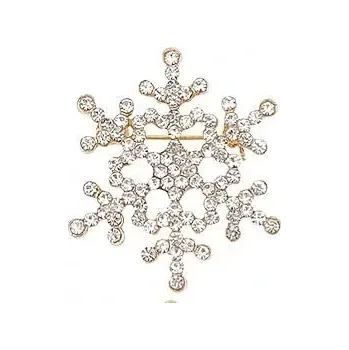 Brož Brož vločka zlatá